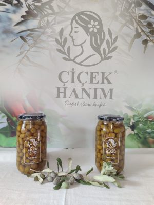 Çiçek Hanım Doğal Salamura Yeşil Zeytin 750 gr